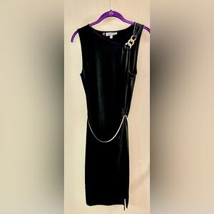 Black dress with gold hardware                                 SIZE SMALL